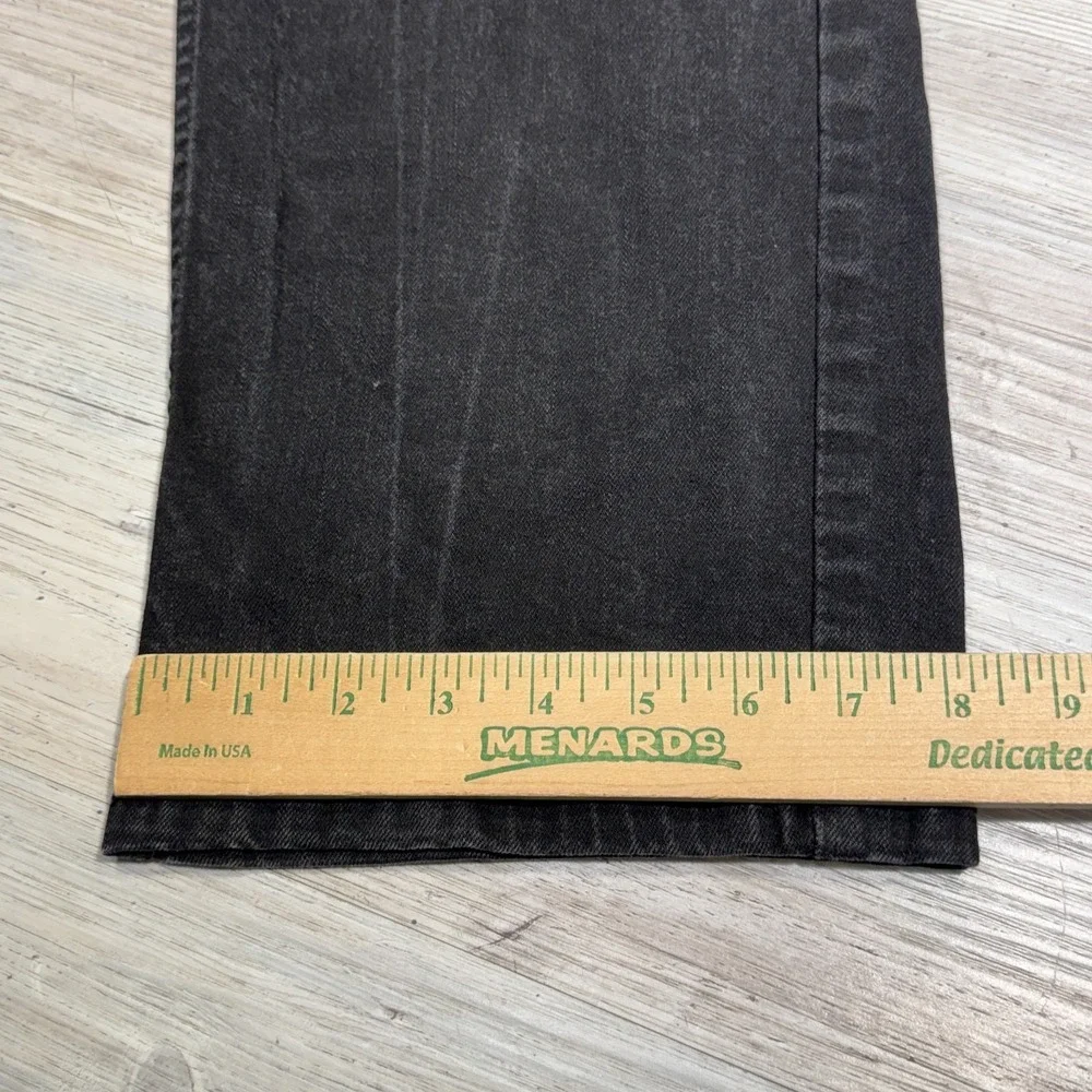 Levi's Denim 559 Black Relaxed Straight‎ Jeans Mens 38x32 (36x30.5)